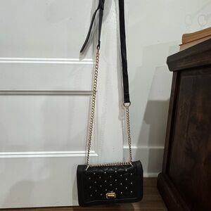 Black Studded Crossbody Bag